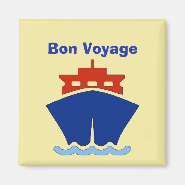 Imán Bon Voyage, Ship, edit text (Frente)