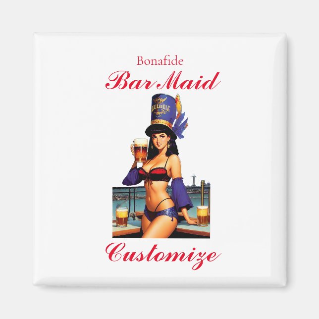Imán Bonafide Bar Maid Thunder_Cove (Frente)