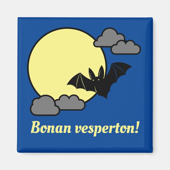 Imán ¡Bonan vesperton! (Frente)