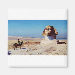Imán Bonaparte ante la Esfinge por Jean-Leon Gerome