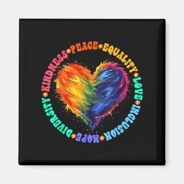 Imán Bondad Paz Igualdad Amor Esperanza Diversidad Huma (Frente)