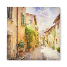 Bonita calle en Provenza.