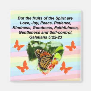 IMÁN BONITA FRUTA BUTTERFLY DEL ESPÍRITU