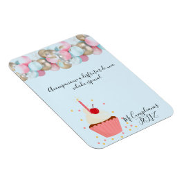 Imán bonita Invitation de festejo