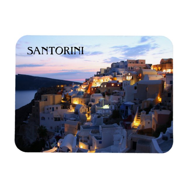 Imán Bonita Santorini (Horizontal)