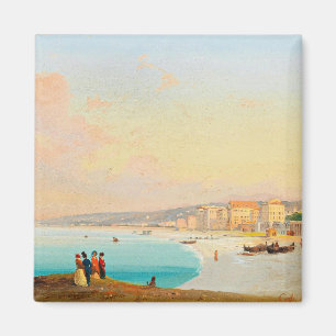 Imán Bonita vista de la playa desde Quai du Midi, Magne