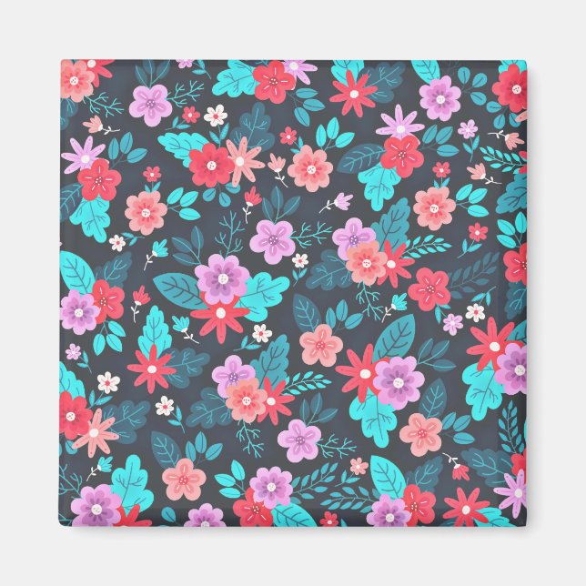 Imán Bonito arreglo Ditsy Floral Pattern-56576 (Frente)