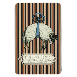 Imán Bonito Bow Sheep Collection™ - Información de naci