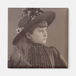 Imán Bonito Chica Vintage