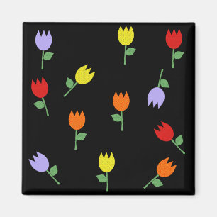 Imán bonito de los tulipanes del KRW