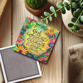 Imán Bonito de oración de la serenidad Fe religiosaInes