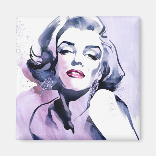 Imán Bonito en morado (Frente)