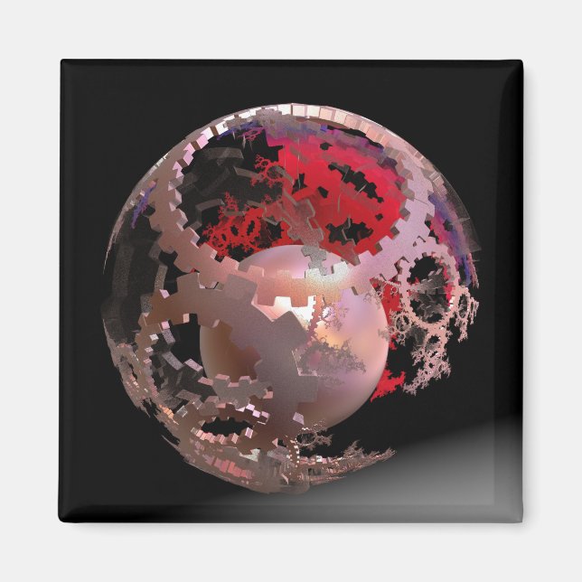 Imán Bonito en perros rosados (Frente)