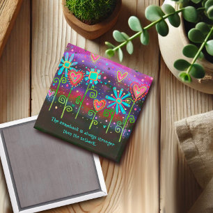 Imán Bonito Floral Comeback Cita Inespiritividad