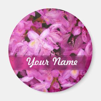 Imán Bonito floral personalizada