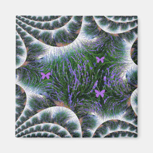 Imán Bonito jardín de lavanda.........