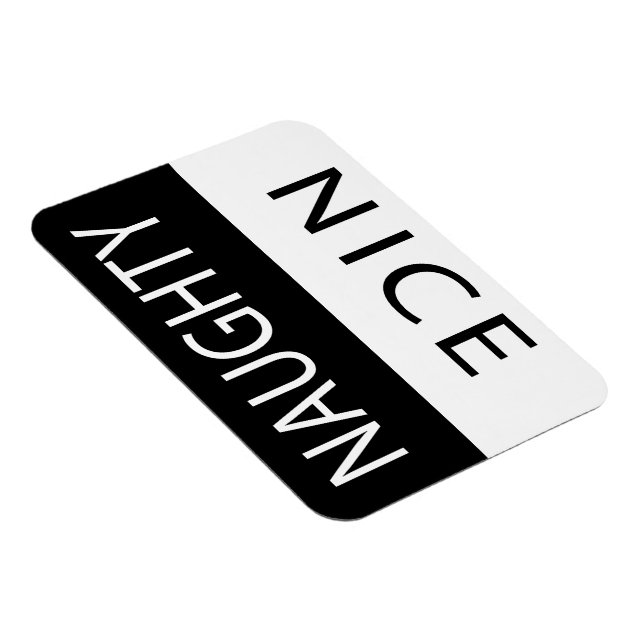 Imán Bonito o travieso Funny Flipable (Lado Derecho)