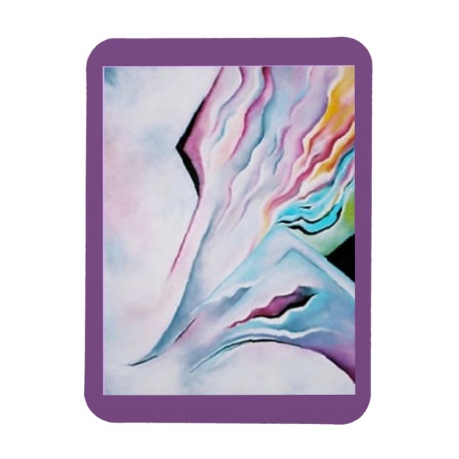 Imán Bonito Pastel Moderno Art Kitchen Magnet (Vertical)