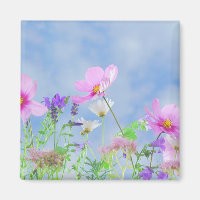 Bonito Pink Wild Flower Meadow