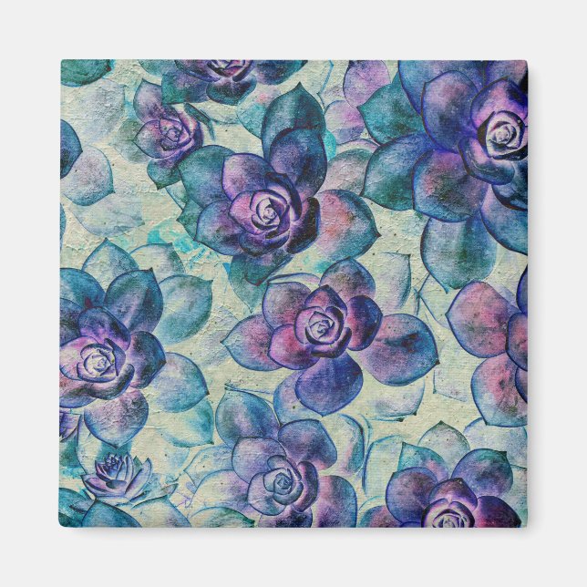 Imán Bonito Plantas Suculentas (Frente)