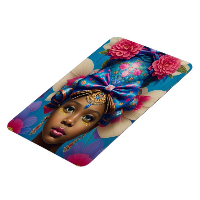 Imán Bonito princesa con gran gorra de arco (Lado Izquierdo)