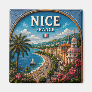 Imán 🧲 Bonito recuerdo de la Riviera Francesa