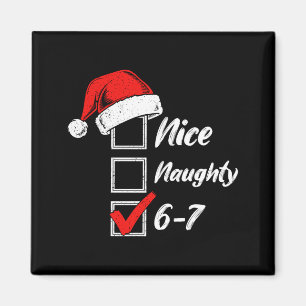 Imán Bonito Travieso 6 7 Meme 6 7 Navidad Seis Siete Na