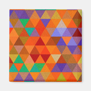 Imán Bonito Triangle grunge patrón I + tus ideas