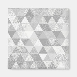 Imán Bonito Triangle grunge patrón II + tus ideas