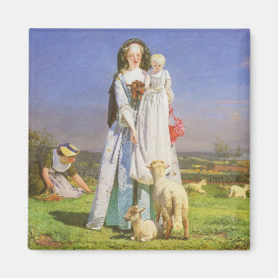 Imán Bonitos Baa Lambs de Ford Madox Brown