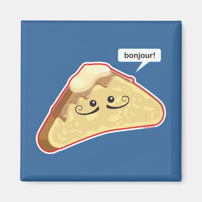 Imán ¡Bonjour! (Frente)