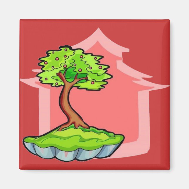 Imán Bonsai Tree Magnet (Frente)