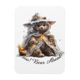 Imán ¡Boo! ¡Adelante! Osito de peluche. Ghost Teddy