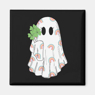 Imán Boo arcoiris fantasma Shamrock St Patrick's Day Sp