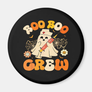 Imán Boo Boo Crew Fantasma Divertido Para Enfermera, Re
