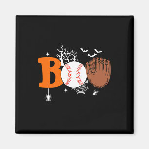 Imán Boo de Béisbol Halloween Spooky Halloween Béisbol