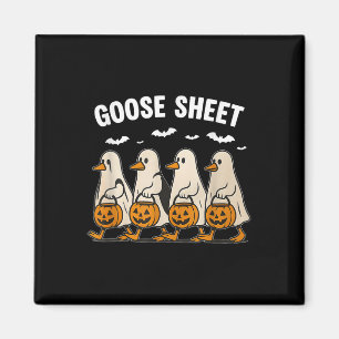 Imán Boo Goose Sheet Goose Costume Goose Spooky Goose H