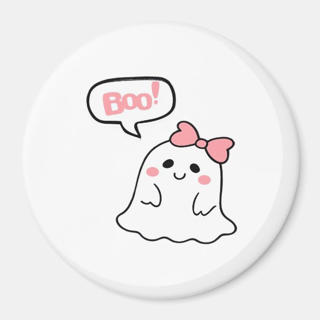 Imán ¡Boo! Limpieza mínima del botón de corte (Frente)