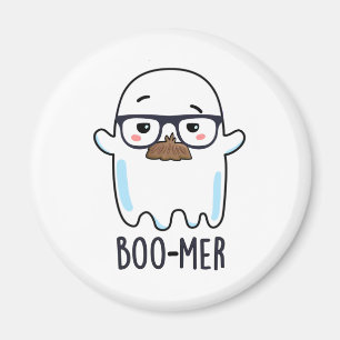 Imán Boo-mer Funny Middle Age Ghost Pun