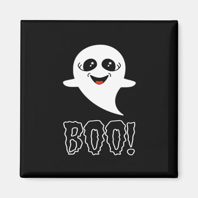 Imán ¡Boo! Pequeña Halloween De Lucas (Frente)
