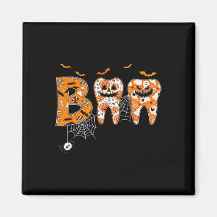 Imán Boo Teeth Calabaza Dentista Halloween Higienista D