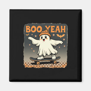 Imán Boo Yeah Halloween Divertido Espeluznante Fantasma