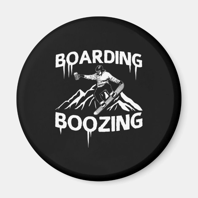 Imán Boodificación de Snowboard (Frente)