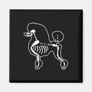 Imán Boodle Dog Skeleton Halloween Doodle Dogs Lover Ow