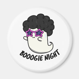 Imán Boogie Night Funny Halloween Ghost Pun