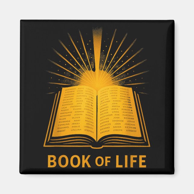 Imán Book Of Life Christian Spiritual Bible Verse Inspi (Frente)