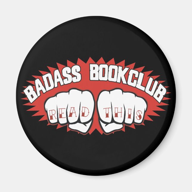 Imán Bookclub de Badass (Frente)
