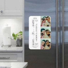 Imán Bookmark Photo Booth Save the Date Magnet