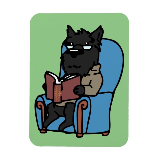Imán Bookworm Scot (Vertical)