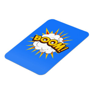 Imán ¡Boom! Explosión de dibujos animados